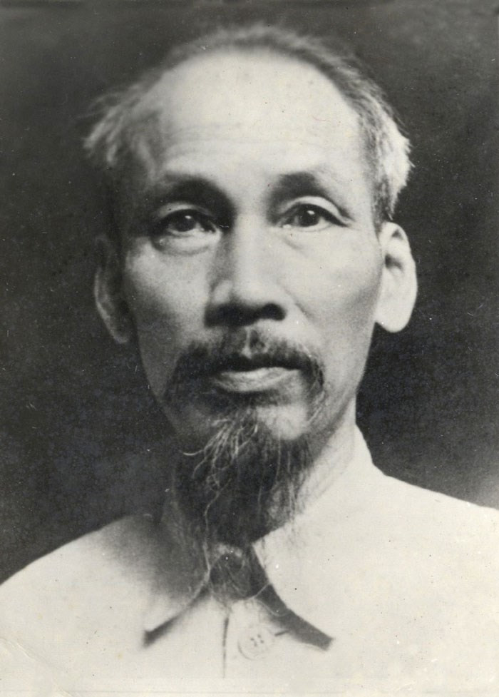 A portrait of Hồ Chí Minh c. 1950’s